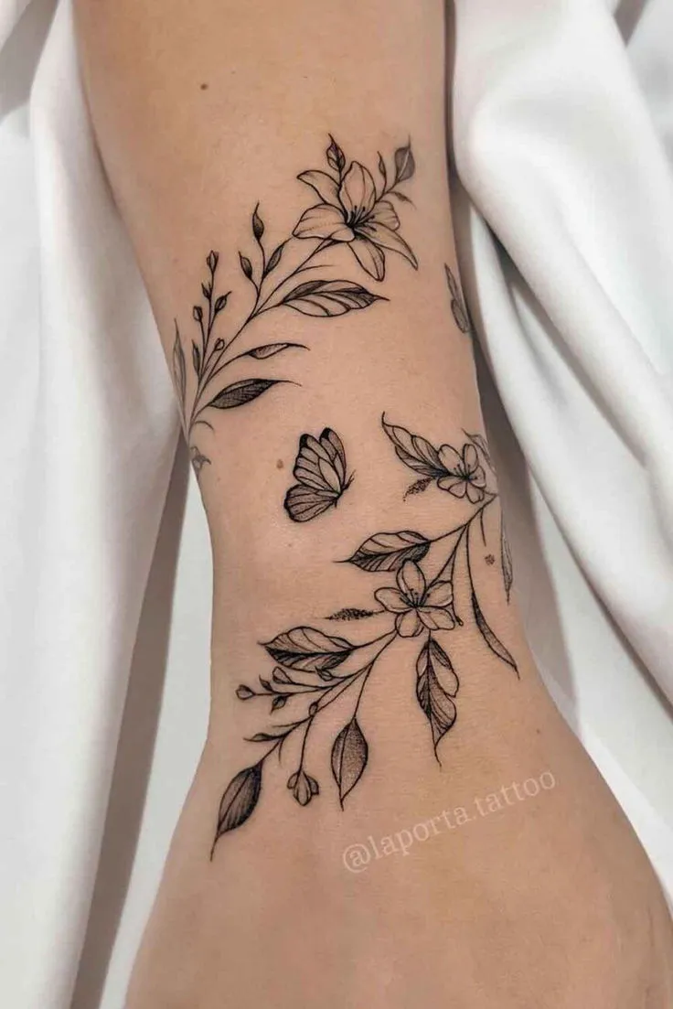 Floral Tattoo - Original