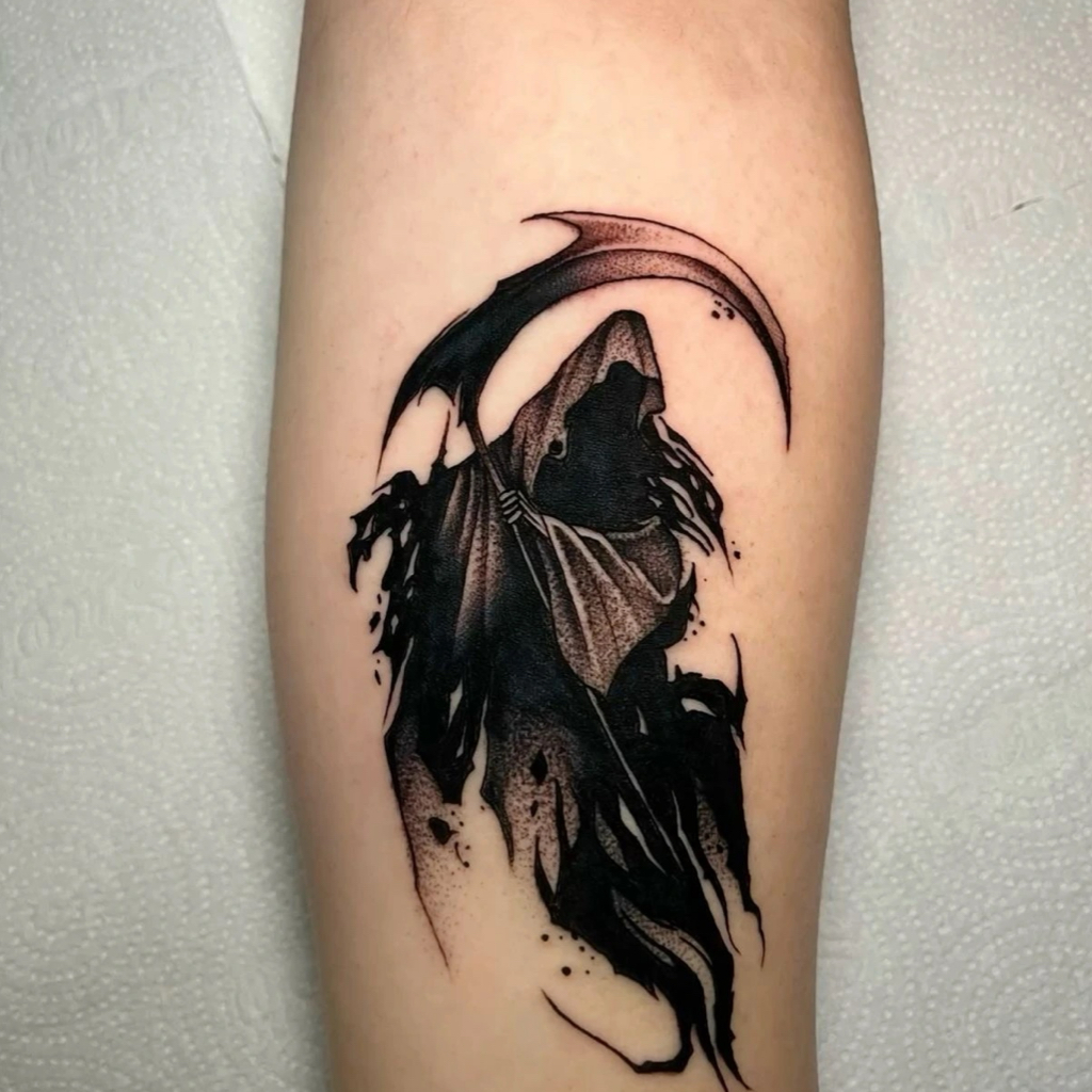 Diseño de tatuaje original antes de usar el creador de plantillas