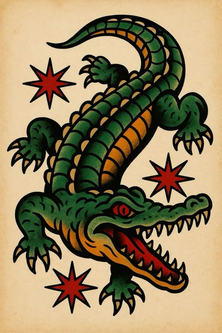 Traditional Alligator - Original